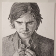 H.Matheson-inspirace, tuka na pape, 30x40 cm/2014
