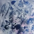 modr� listy, 50x70 cm, 2016