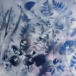 modr listy, 50x70 cm, 2016